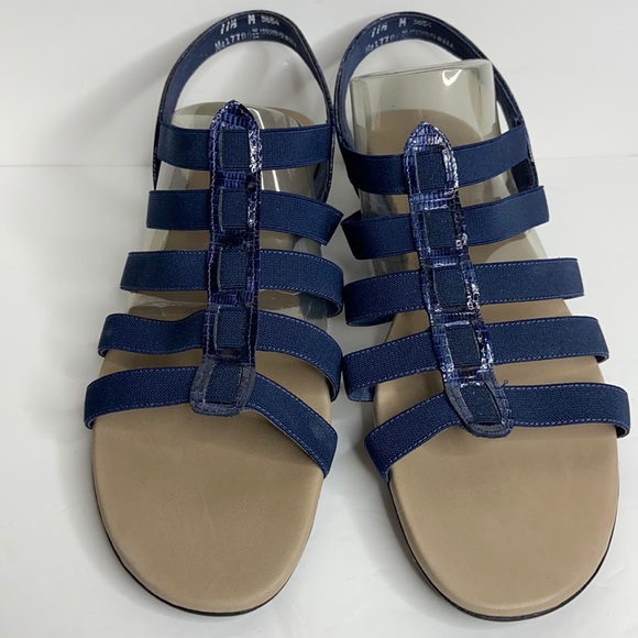 MUNRO DARIAN Blue Stretch SlingBack Sandals 11.5M